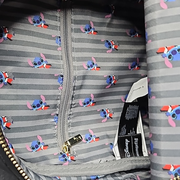 LOUNGEFLY VAMPIRE STITCH BOWTIE MINI BACKPACK NWT main image 8